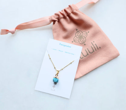 Turquoise Ketting (XS) – kracht & balans