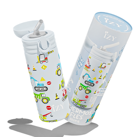 IZY Kids Thermosfles – Blue Machines – 350ML