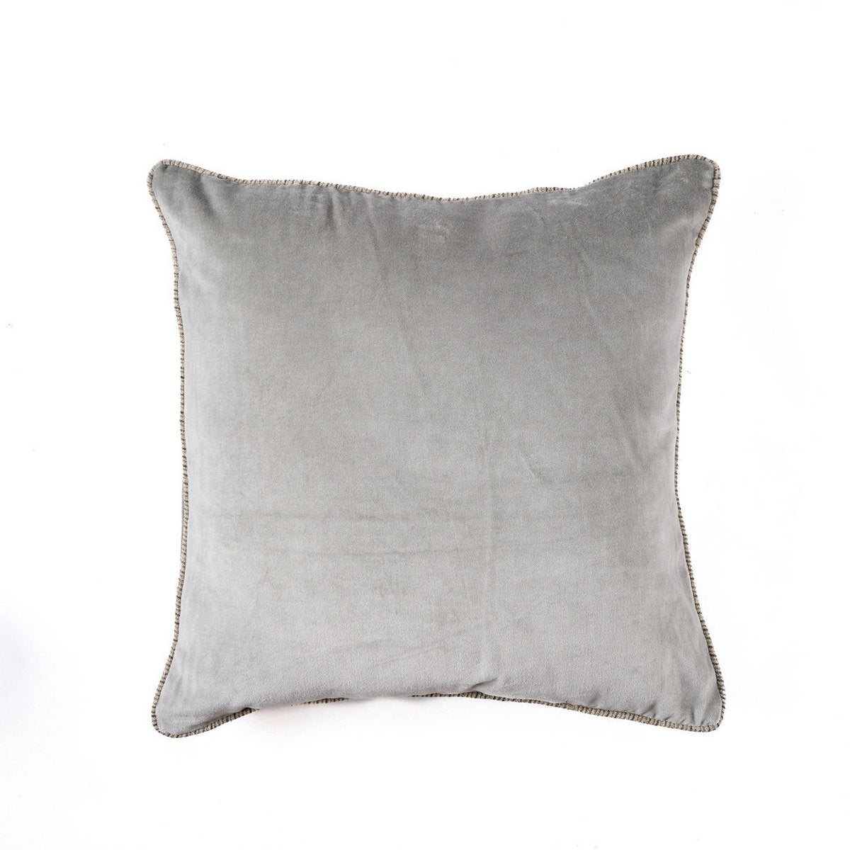 The Velvet Crush Kussenhoes - Grijs - 50x50 – Bazar Bizar Living (foto 6 van 6)