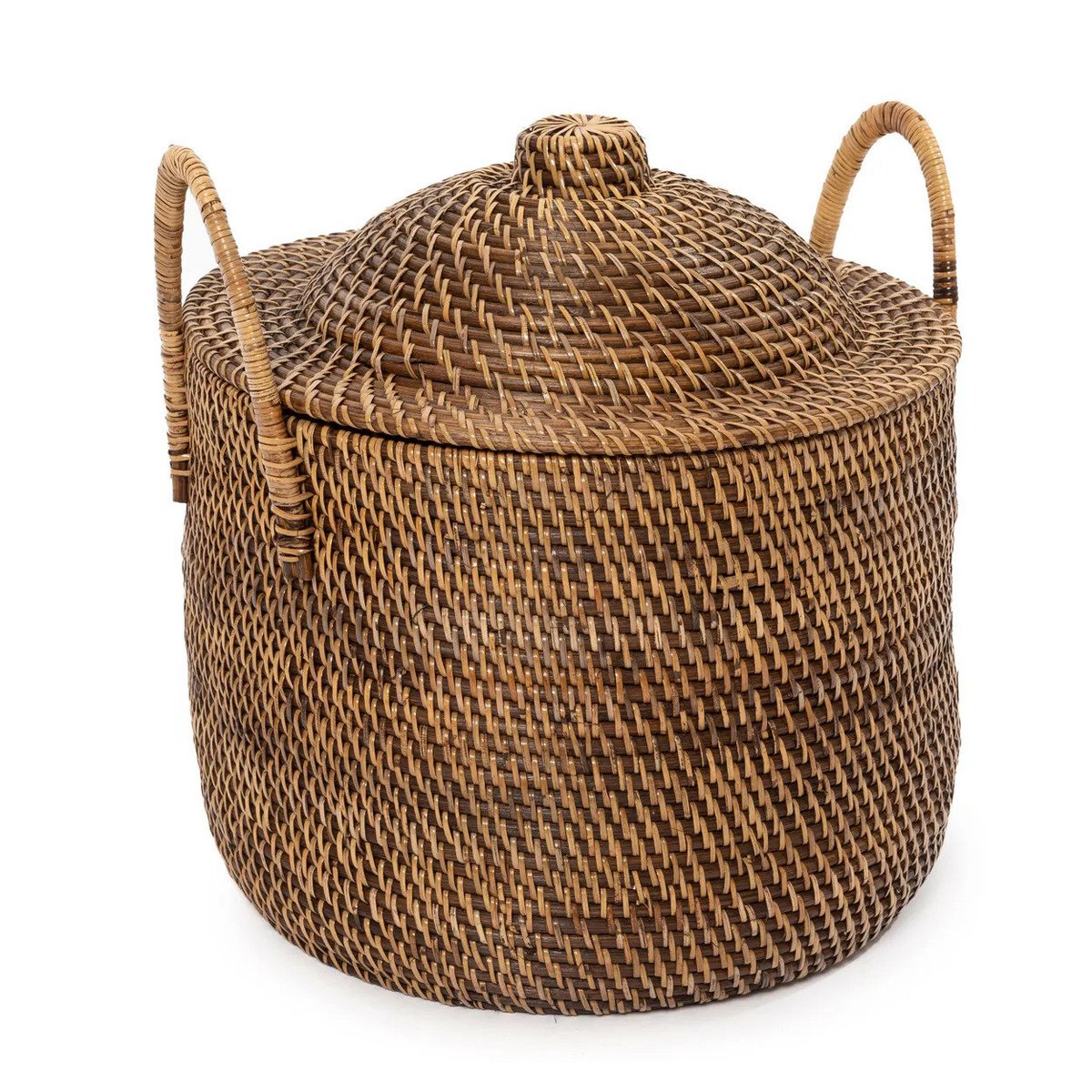 De koloniale handvattenmand - natuurlijk bruin – Bazar Bizar Living
