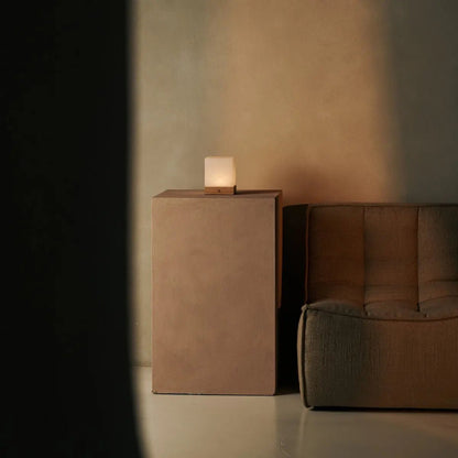 Yce Lichtbruine oplaadbare houten lamp