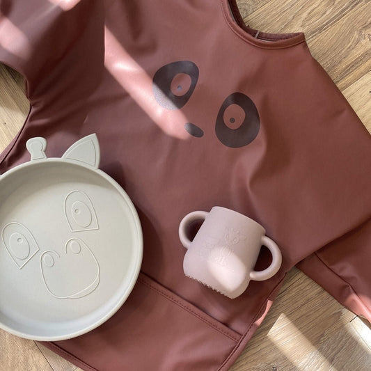 Nuuroo Luna Slabbetje met Mouwen – Mahonie