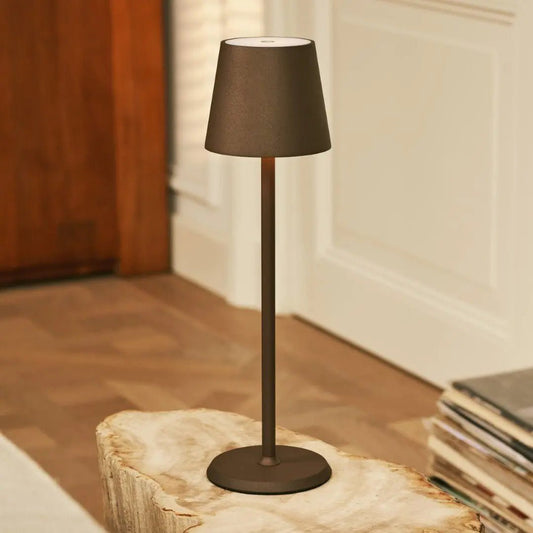 Jasper Mokka Bruin Oplaadbare Lamp