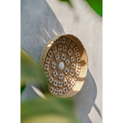 De Caribe Shell Plaat - Natuurlijk Wit - M