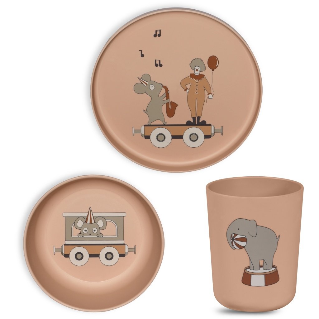 Nuuroo Milas Bioplastic Dinerset 3-Pack (PLA)