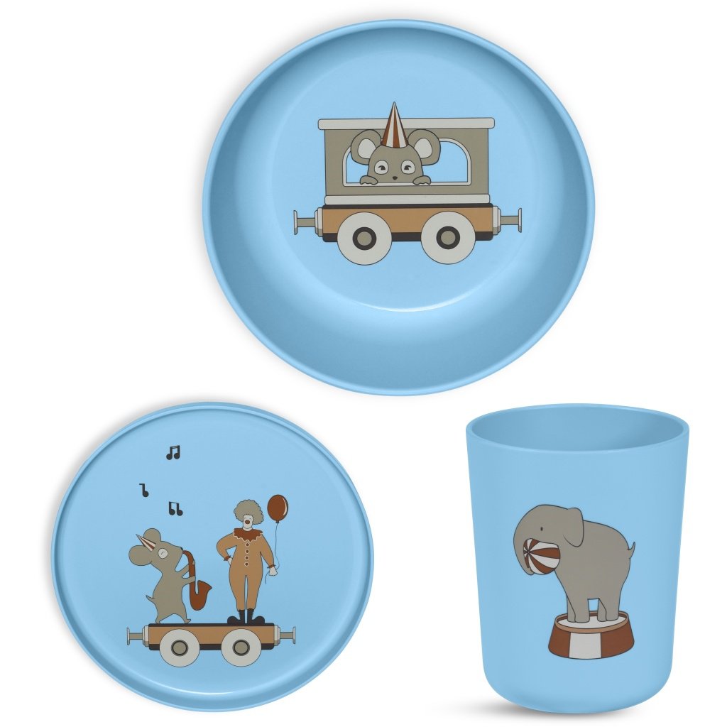 Nuuroo Milas Bioplastic Dinerset 3-Pack (PLA)