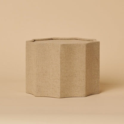 Channa Dark Brown Rechargeable Table Lamp | Linen Blend, Stylish & Functional