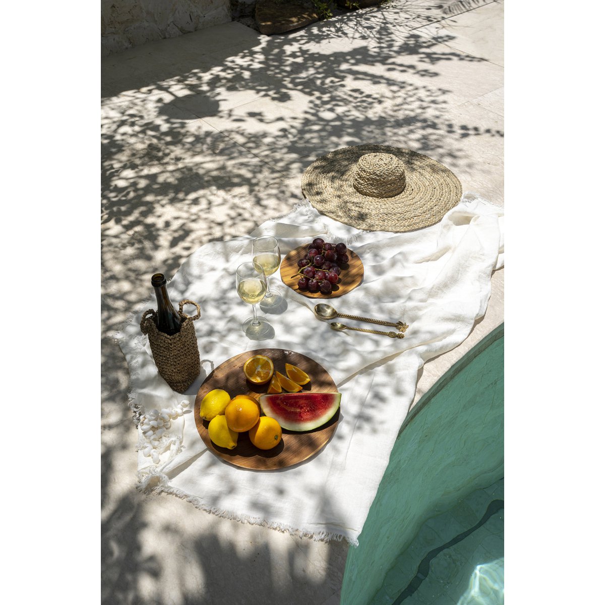 Het linnen tafelkleed - Wit - 150x200 – Bazar Bizar Living (foto 4 van 6)