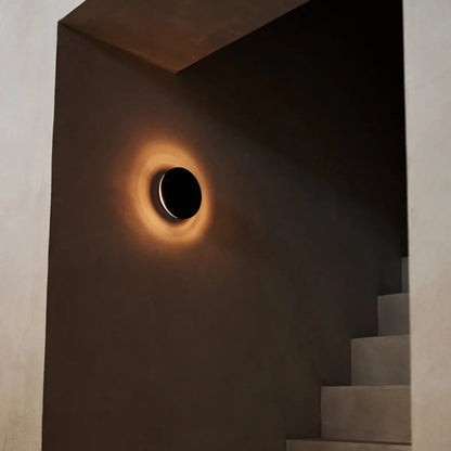 Lou zwarte oplaadbare wandlamp