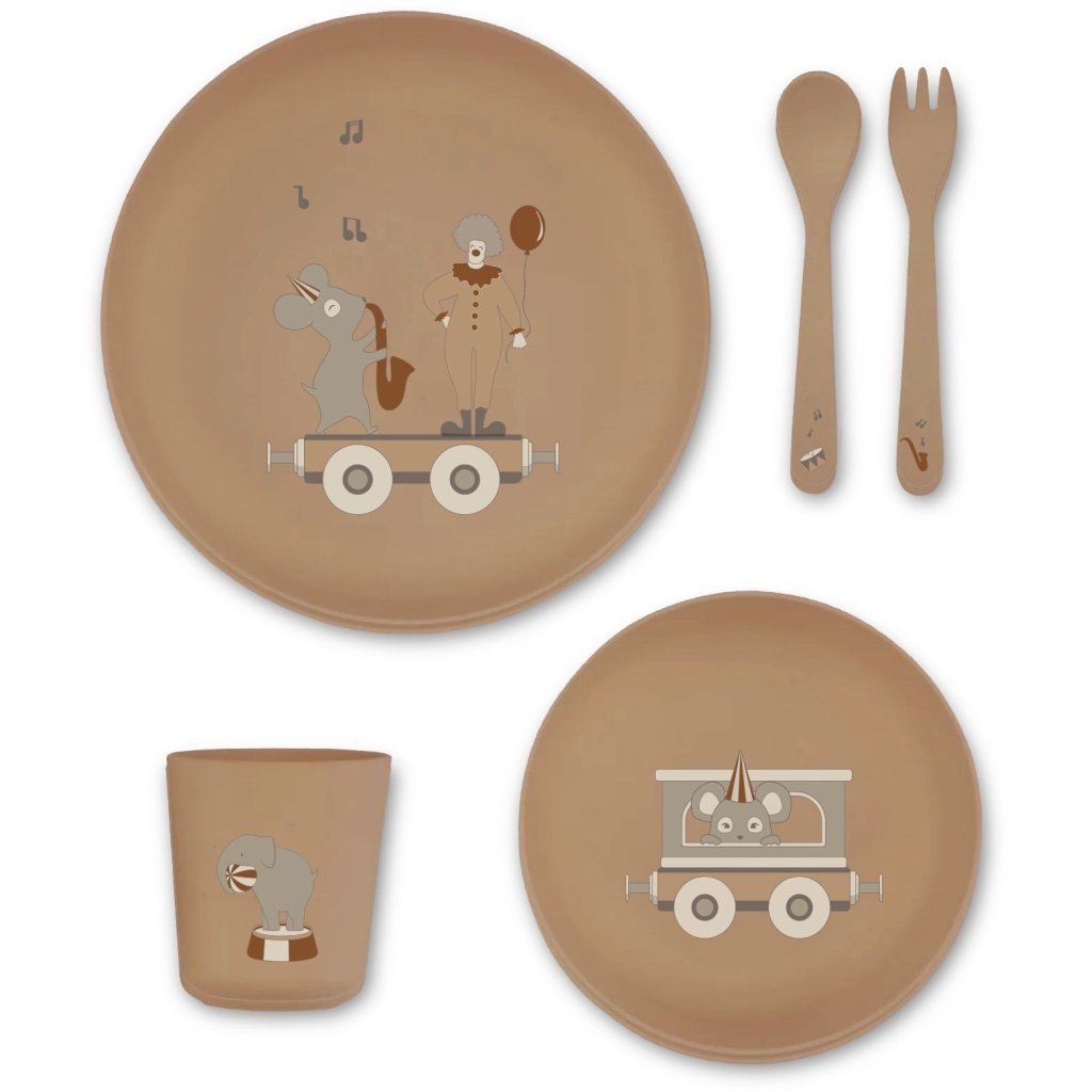 Nuuroo Marius Bioplastic Dinerset 5-Pack (PLA)
