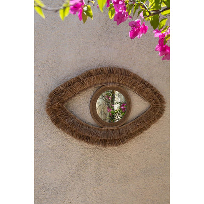 De Raffia Oogspiegel - Naturel - M