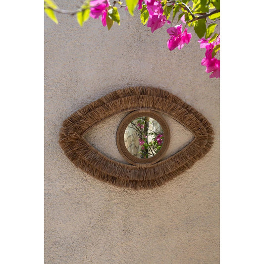 De Raffia Oogspiegel - Naturel - M