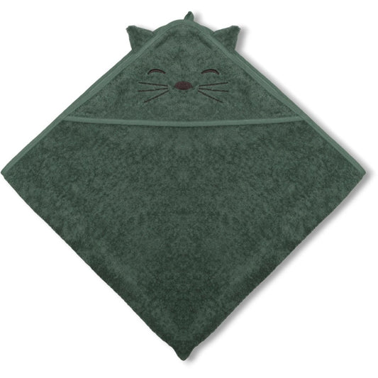 Nuuroo Aki Baby Handdoek met Capuchon Groen