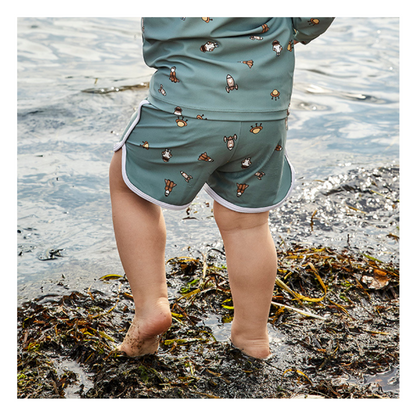 Marti Swim Short – Lichtgroen Space