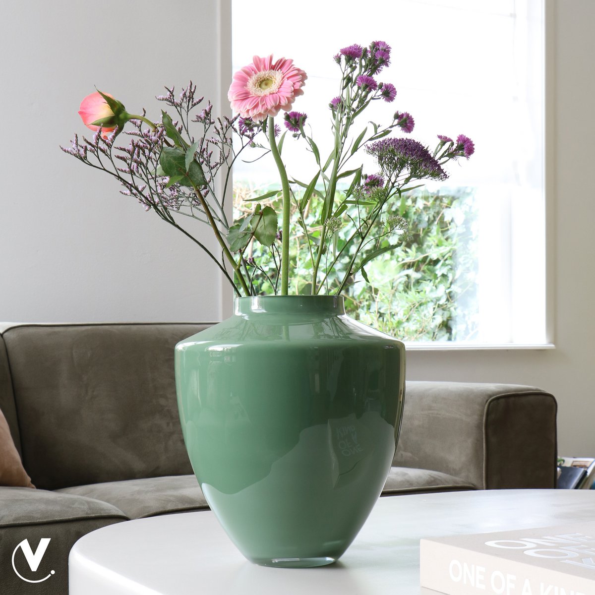 Vaas - Tugela pastel green – Vase The World (foto 2 van 4)