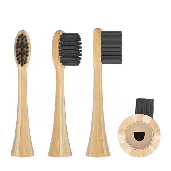 Green-Goose Sonicare Bamboe Opzetborstels Kinderen – 4 Stuks