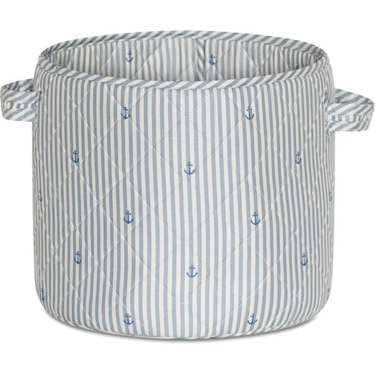 Hunter Gewatteerde Opbergmand – Medium – Stripe Anchor