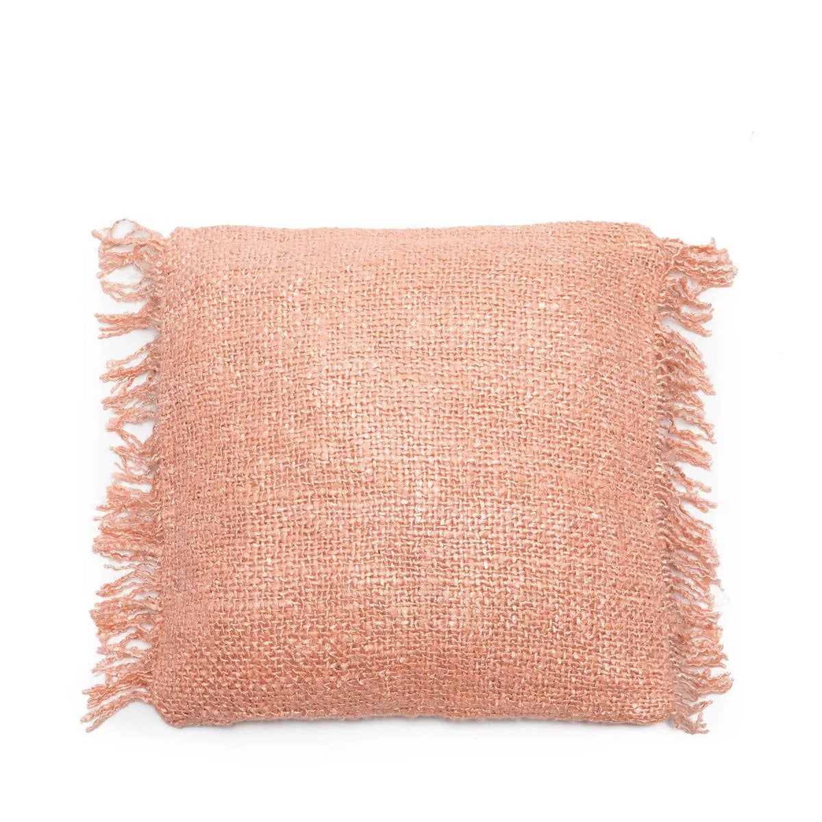 The Oh My Gee Kussenhoes - Zalmroze - 40x40 – Bazar Bizar Living