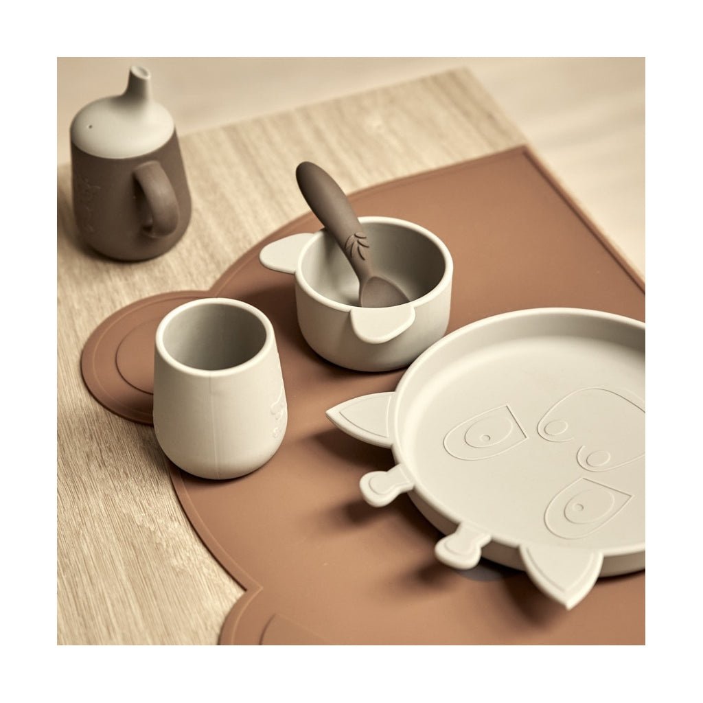 Lykke Dinerset 4-Pack Giraffe Kasseien