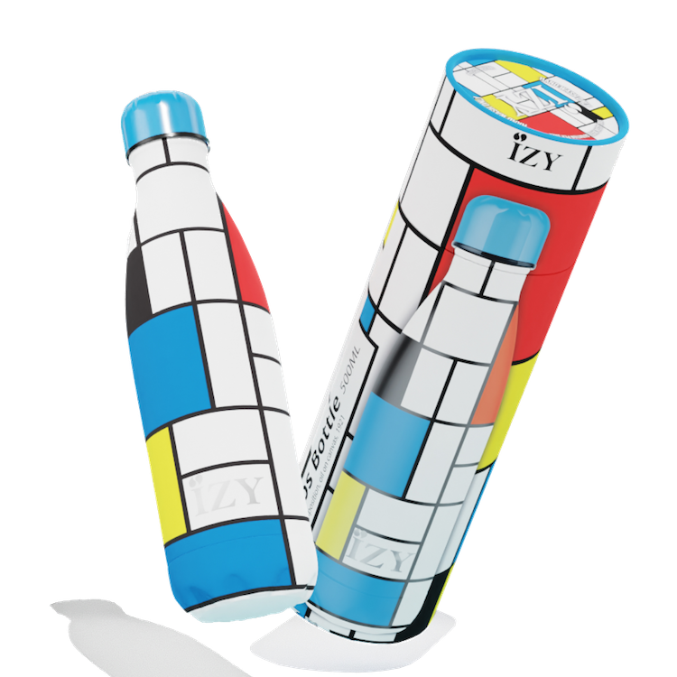 IZY Thermosfles – Composition – Piet Mondriaan – 500ML