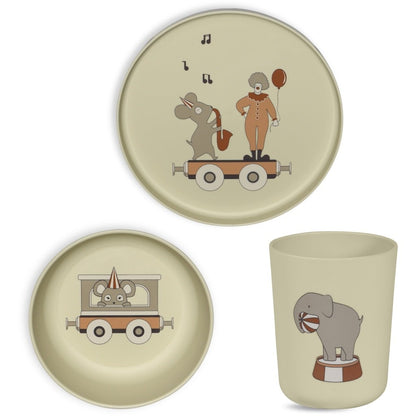 Nuuroo Milas Bioplastic Dinerset 3-Pack (PLA)