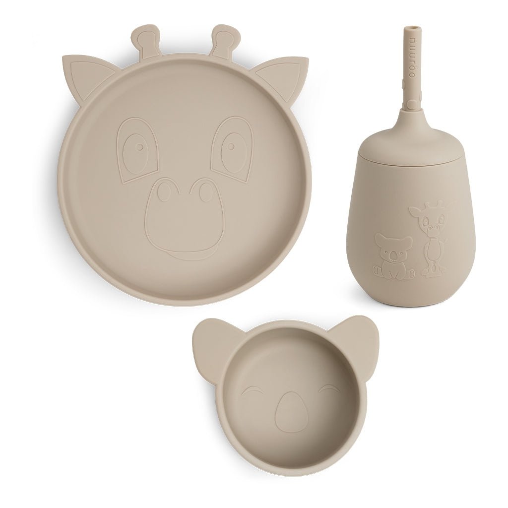 Nuuroo Dian Siliconen Dinerset 3-Pack Kasseien