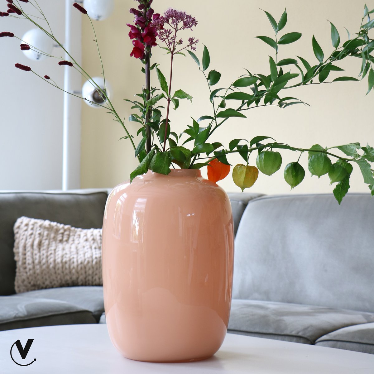 Vaas - Artic pastel peach – Vase The World (foto 3 van 5)