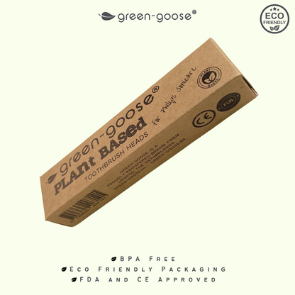 Green-Goose Bio Opzetborstels – Sonicare | 4 Stuks