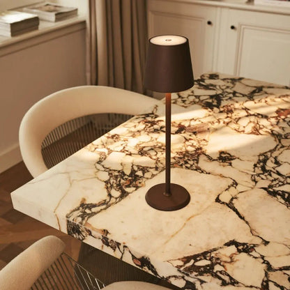 Jasper Mokka Bruin Oplaadbare Lamp
