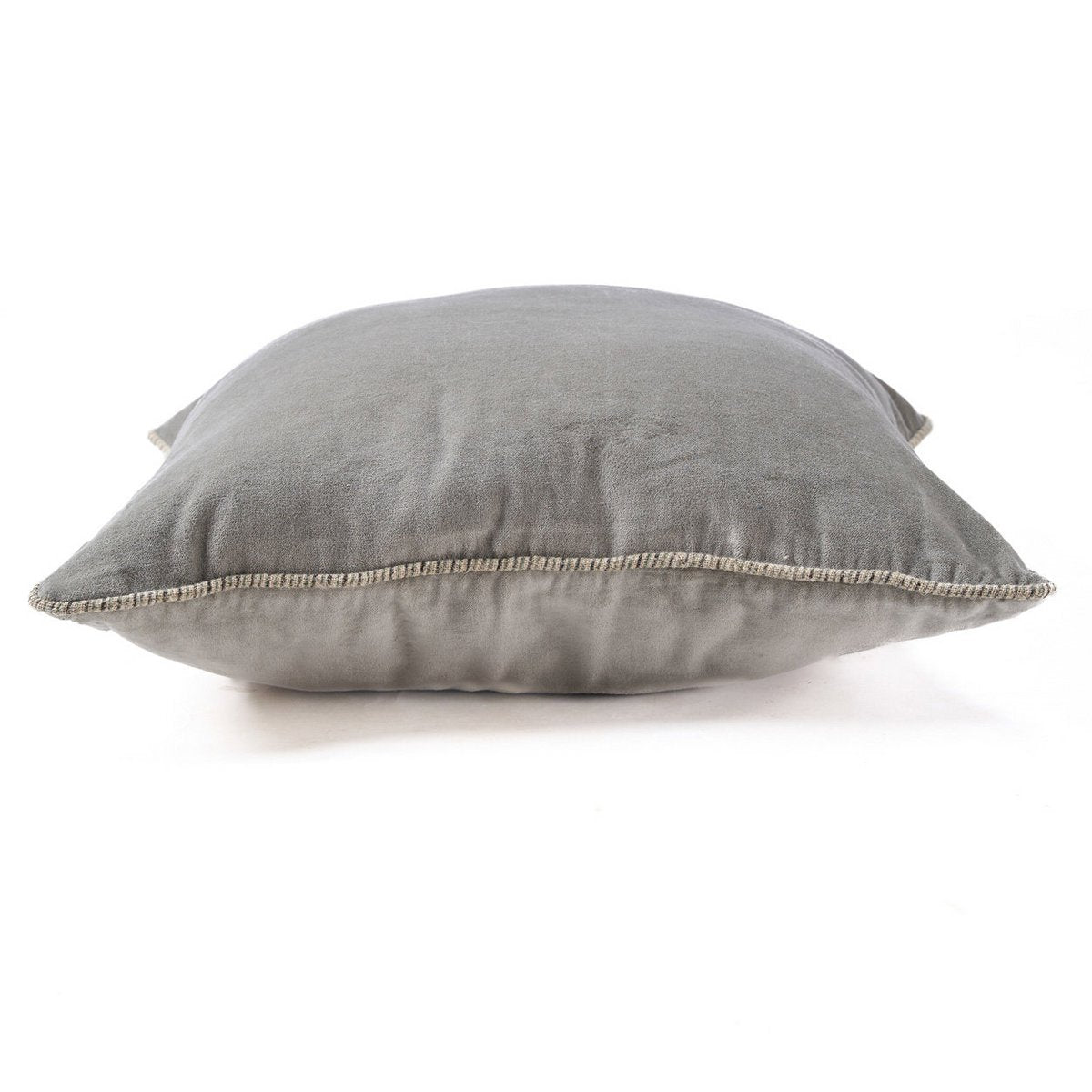 The Velvet Crush Kussenhoes - Grijs - 50x50 – Bazar Bizar Living (foto 2 van 6)