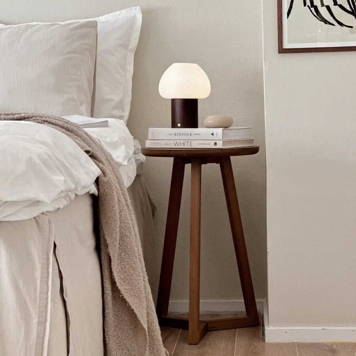 Fynn Donkerbruine Houten Oplaadbare Lamp – Tavellio - Amsterdam (foto 10 van 18)