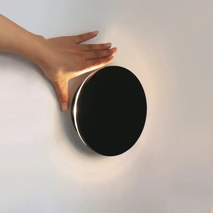 Lou zwarte oplaadbare wandlamp