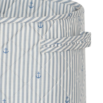 Hunter Gewatteerde Opbergmand – Medium – Stripe Anchor