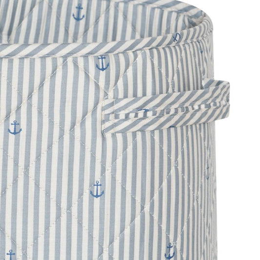 Hunter Gewatteerde Opbergmand – Medium – Stripe Anchor