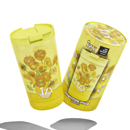 IZY Thermos Mok – Sunflowers – 350ML