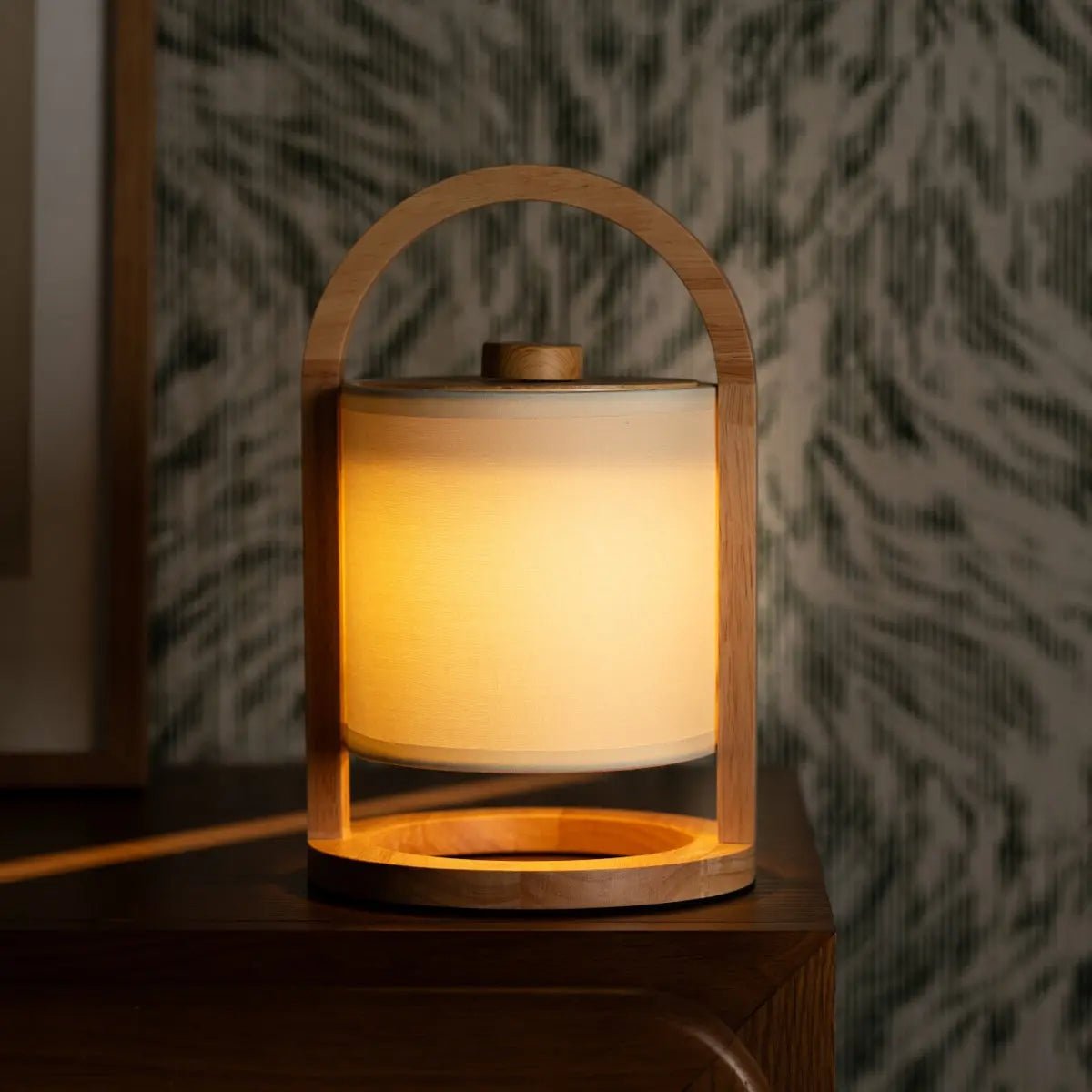 River lichtbruine houten oplaadbare lamp – Tavellio - Amsterdam (foto 8 van 10)