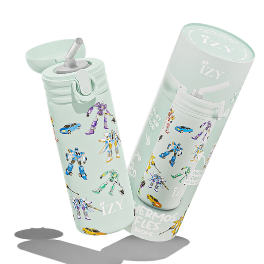 IZY Kids Thermosfles – Green Transformers – 350ML