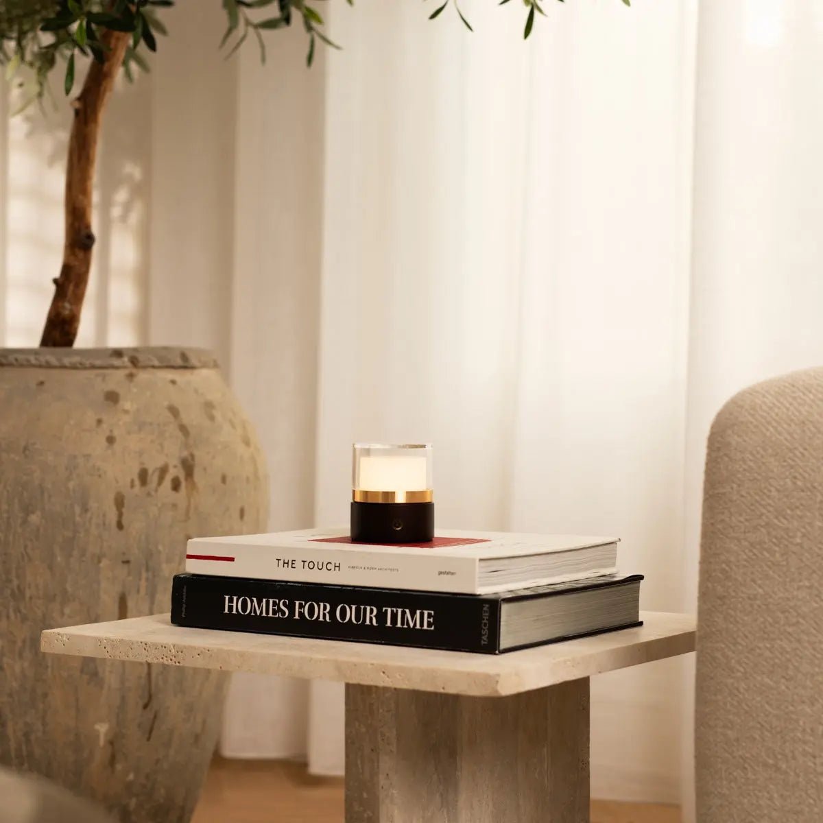 Leo Donkerbruine Oplaadbare Lamp – Tavellio - Amsterdam (foto 12 van 14)