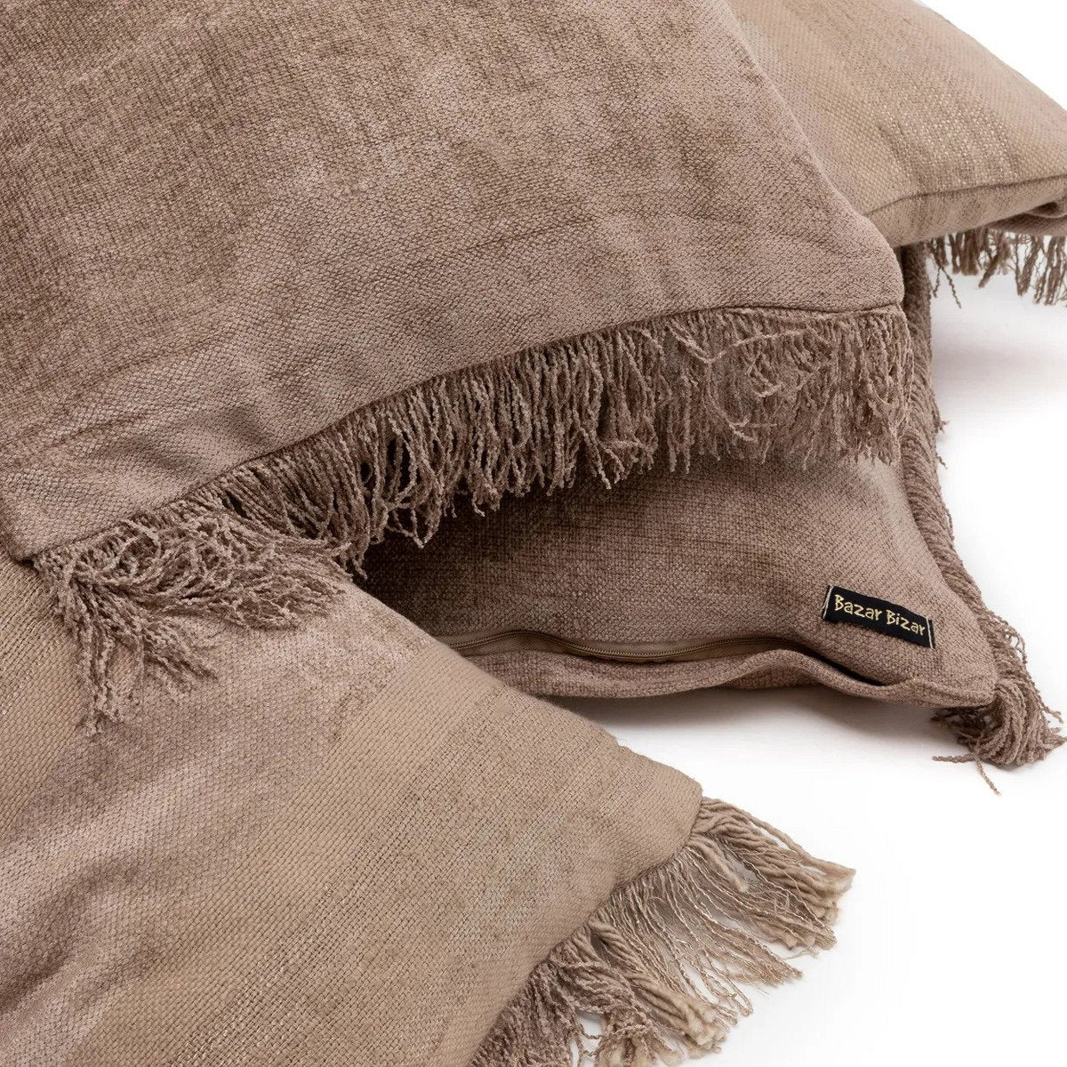 De Oh My Gee Kussenhoes - Betonfluweel - 35x100 – Bazar Bizar Living (foto 7 van 7)
