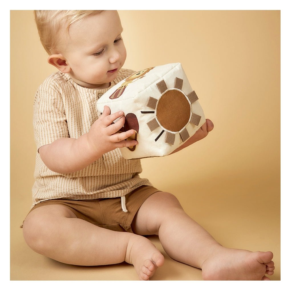 Nuuroo Jasmijn Stoffen Kubus – Crème Circus