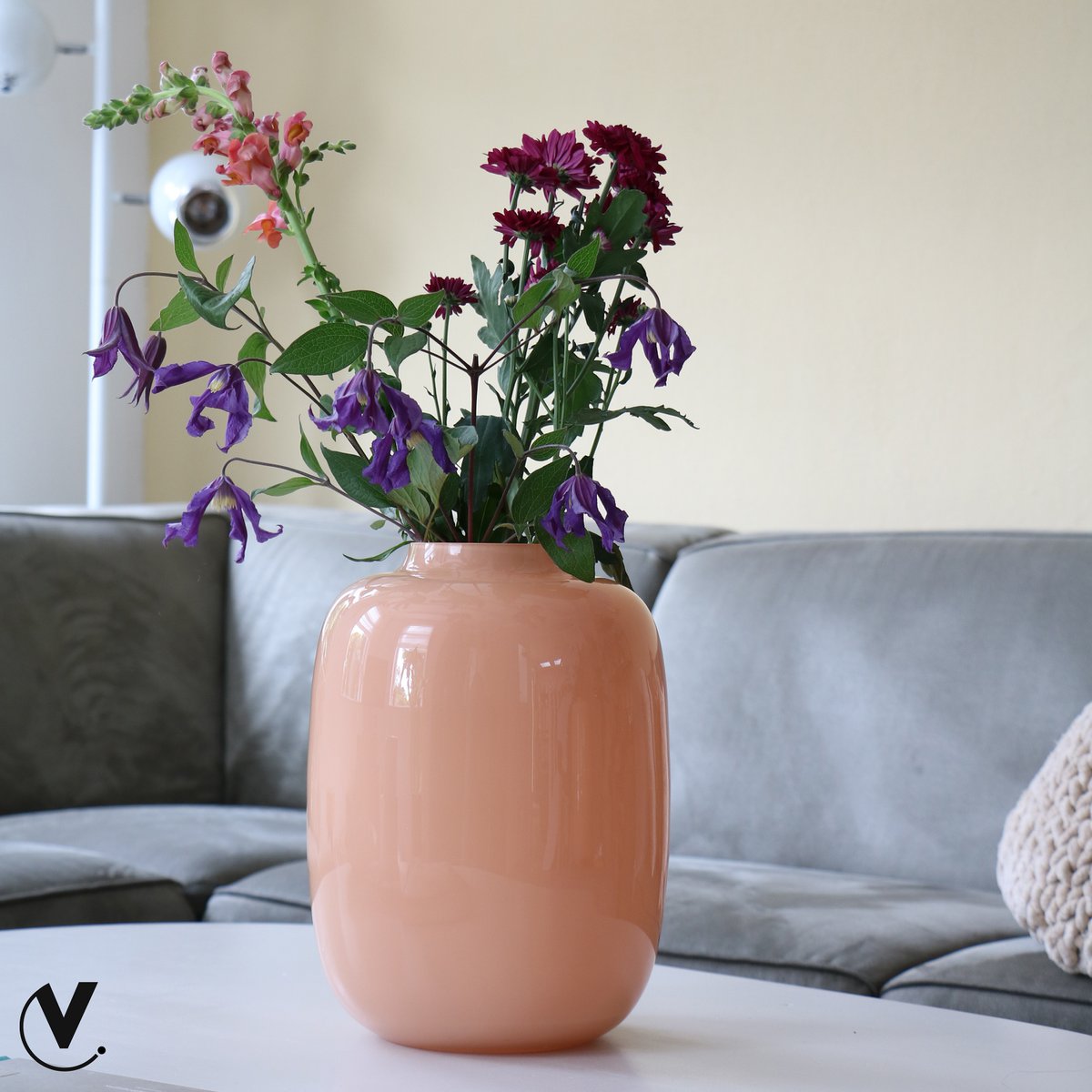 Vaas - Artic pastel peach – Vase The World (foto 2 van 5)