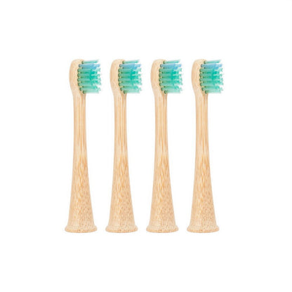 Green-Goose Sonicare Bamboe Opzetborstels Kinderen - 4 Stuks - Groen