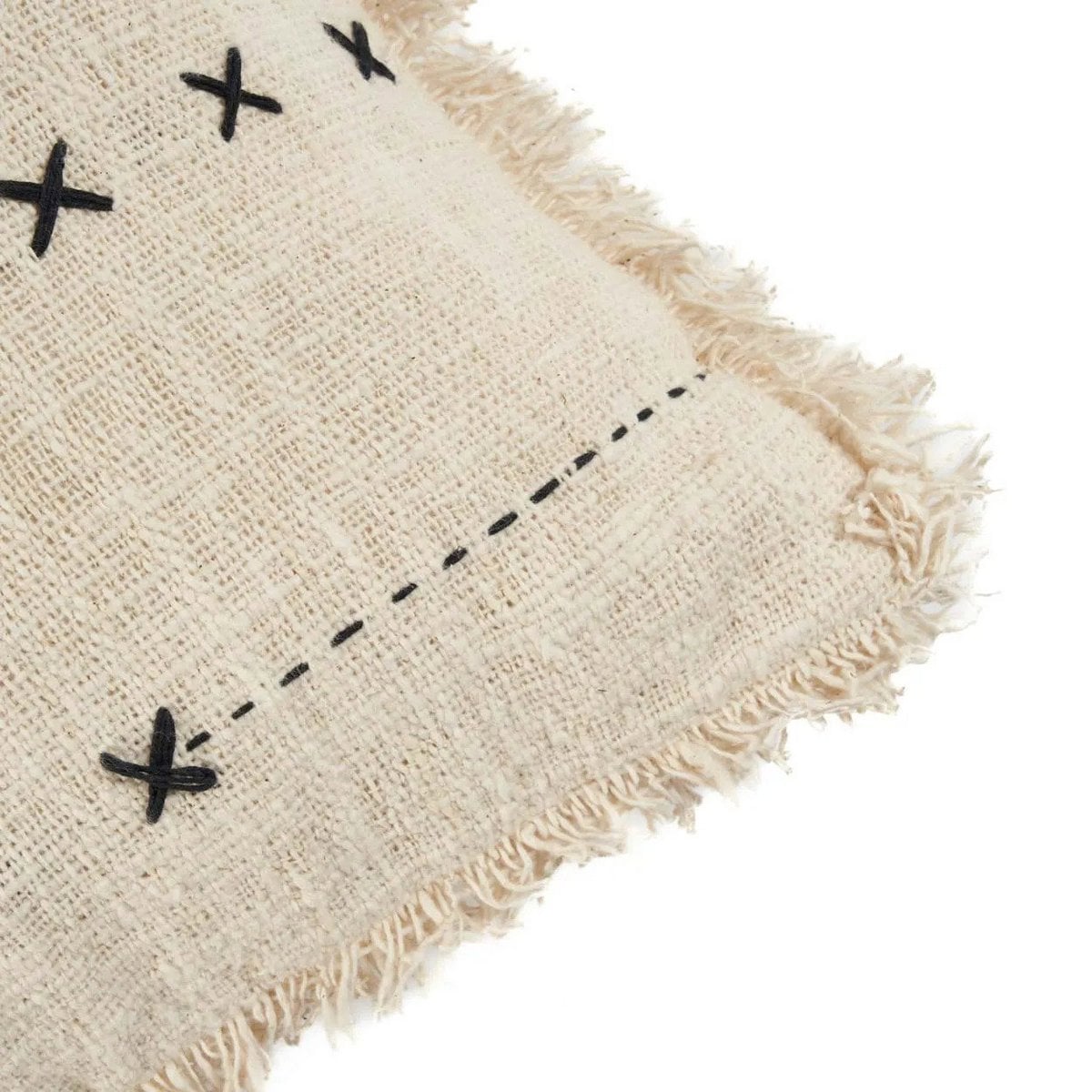 De French Kiss Kussenhoes - Natuurlijk Zwart – Bazar Bizar Living (foto 4 van 7)