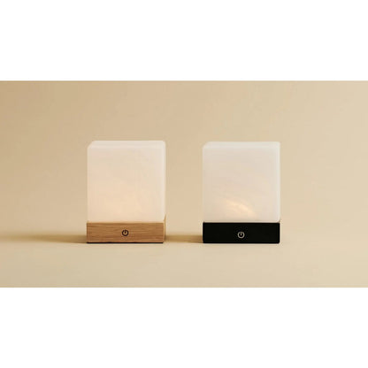 Yce Lichtbruine oplaadbare houten lamp