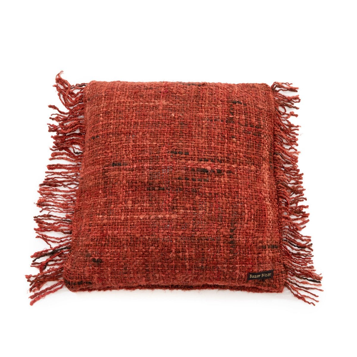 The Oh My Gee Kussenhoes - Kersenrood - 40x40 – Bazar Bizar Living