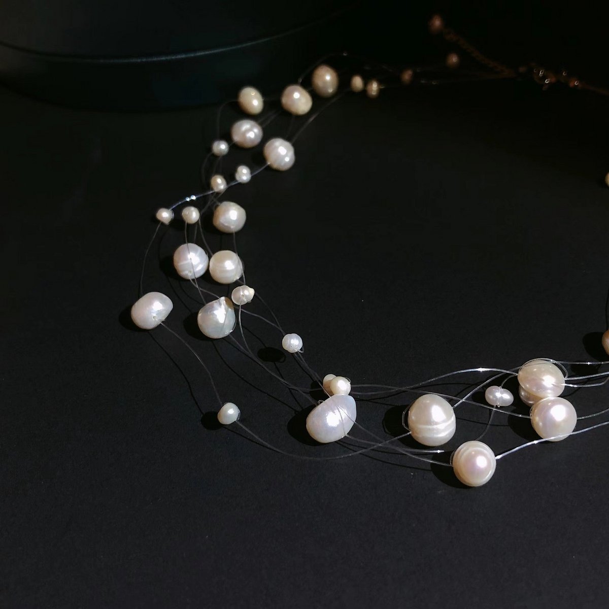 LanLivia Choker met Zoetwaterparels