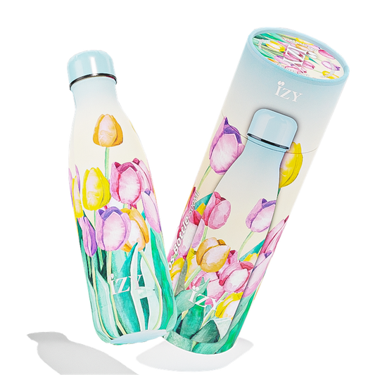 IZY Thermosfles – Tulip Field – 500ML