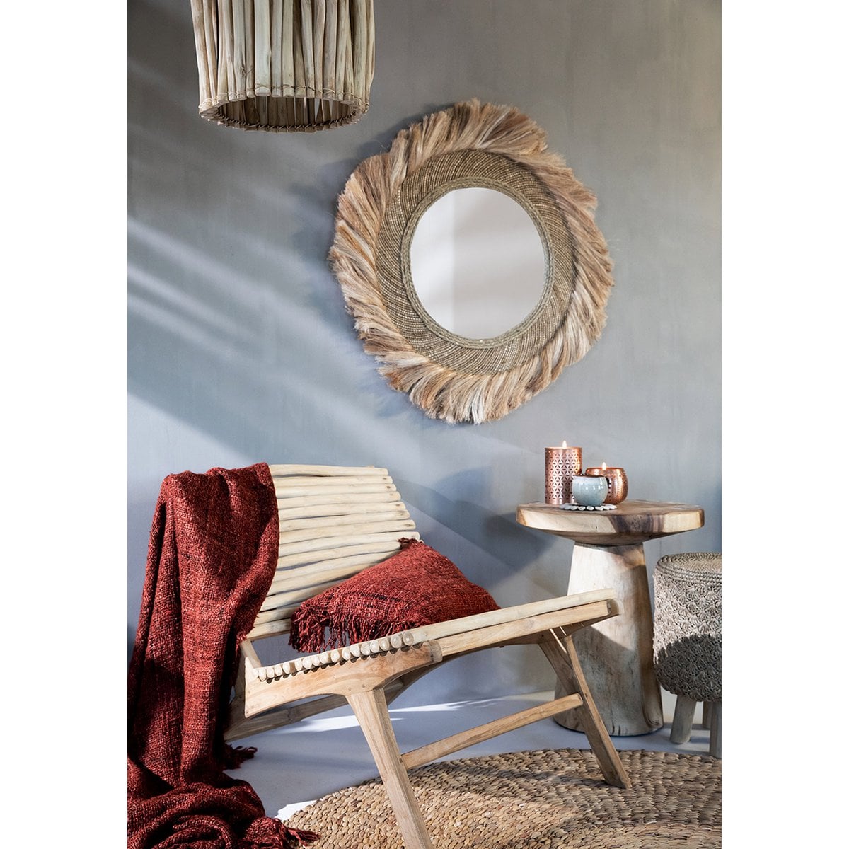 The Oh My Gee Kussenhoes - Kersenrood - 30x50 – Bazar Bizar Living (foto 6 van 6)