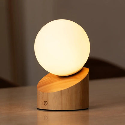 Morris lichtbruine oplaadbare lamp