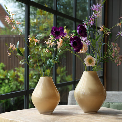 Vaas - Lesse metallic pastel sand – Vase The World (foto 7 van 7)